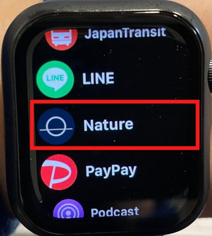 Natureアプリ